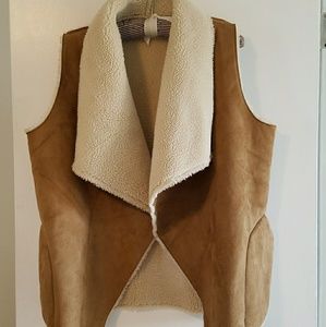 Sherpa Faux Shearling Vest
